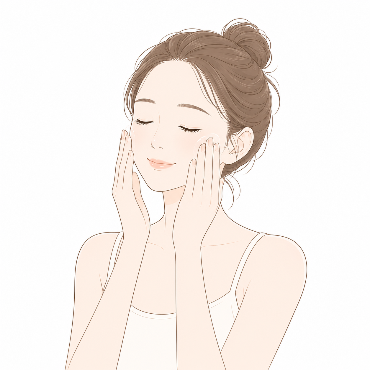 なじませる